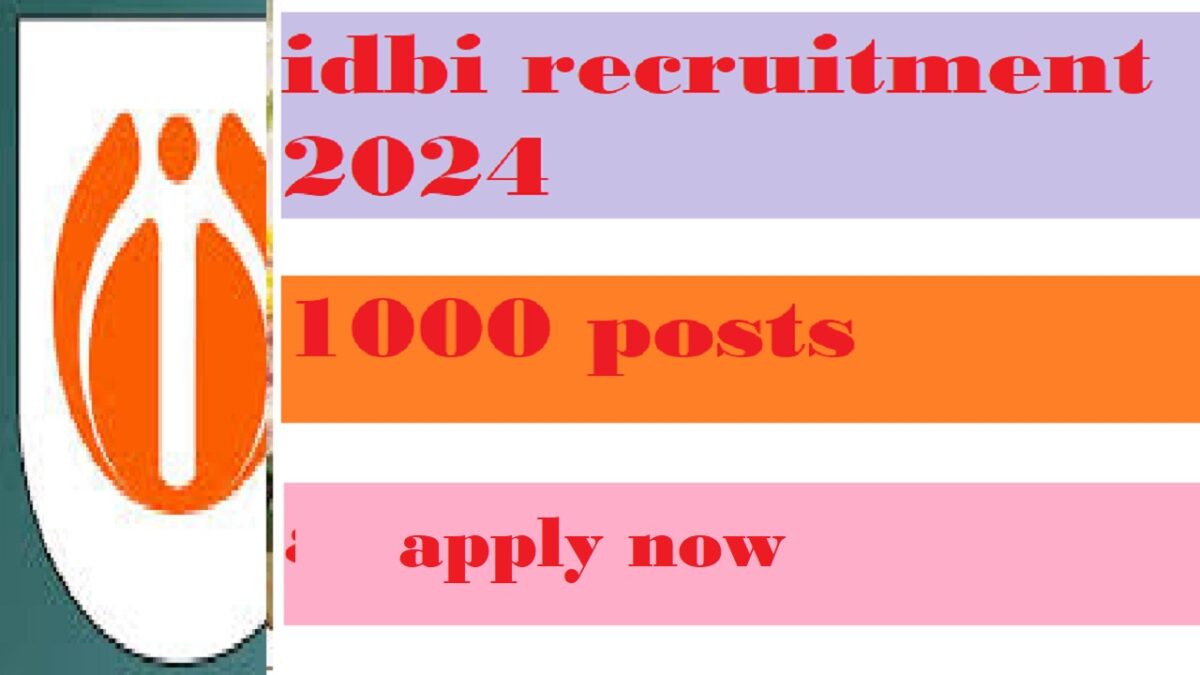 IDBI Recruitment 2024