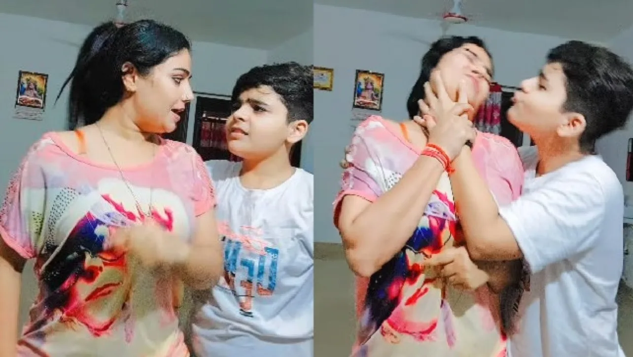 Mother-son dance video