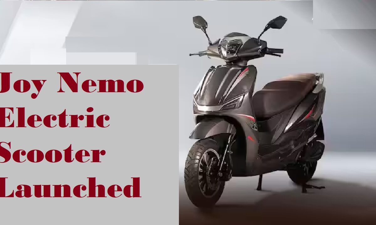 Joy Nemo Electric Scooter Launched