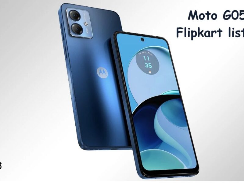 Moto G05 Flipkart listing