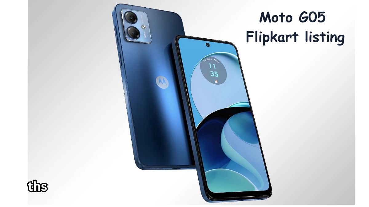 Moto G05 Flipkart listing