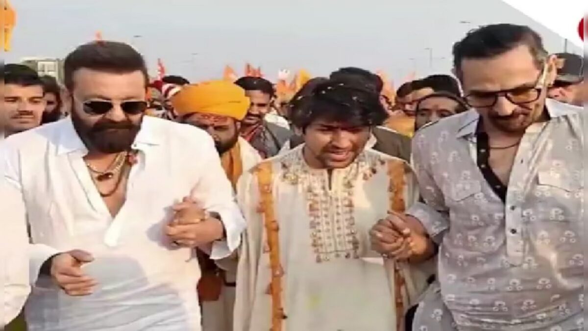 Sanjay Dutt Joined Hindu Unity March